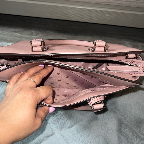 Kate Spade ♠️ Mauve Pink Crossbody Satchel - Picture 5 of 7